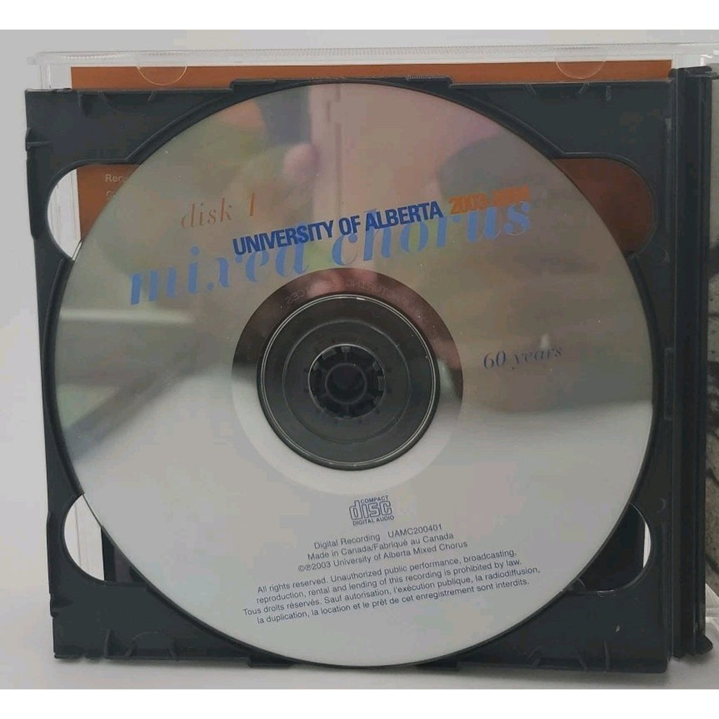 University Of Alberta Mixed Chorus 2003-2004 CD