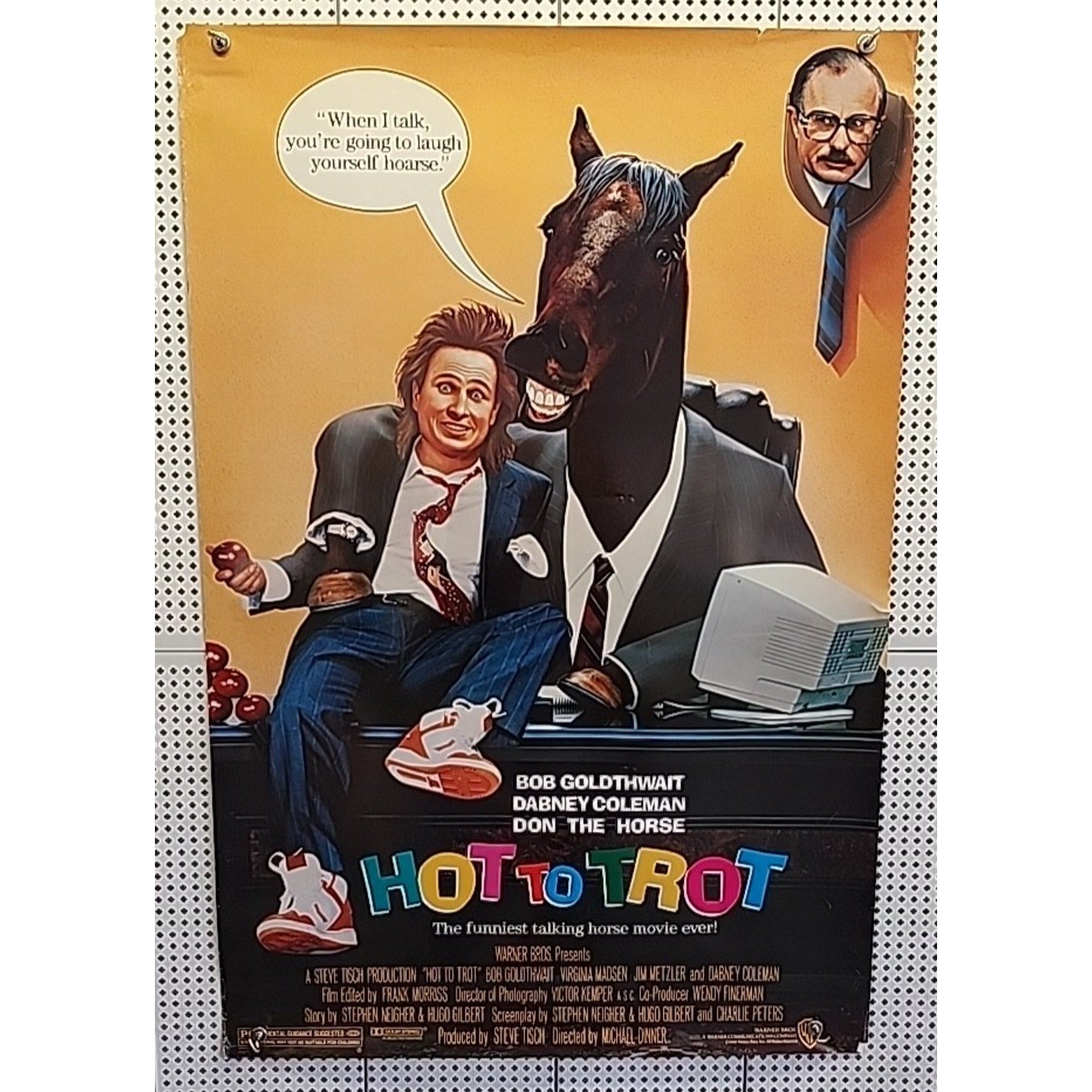 1988 Hot To Trot, Original Movie Poster, S/S 27x41