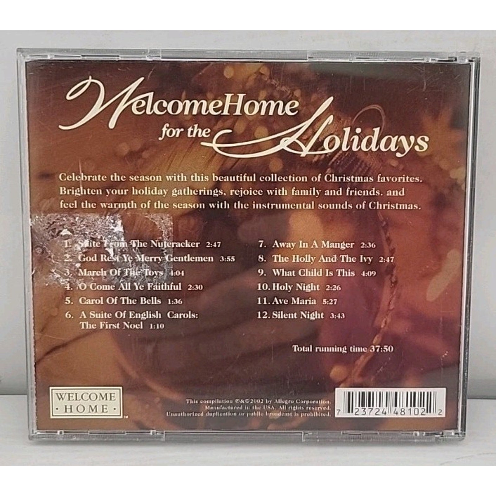 Welcome Home for the Holidays (CD)
