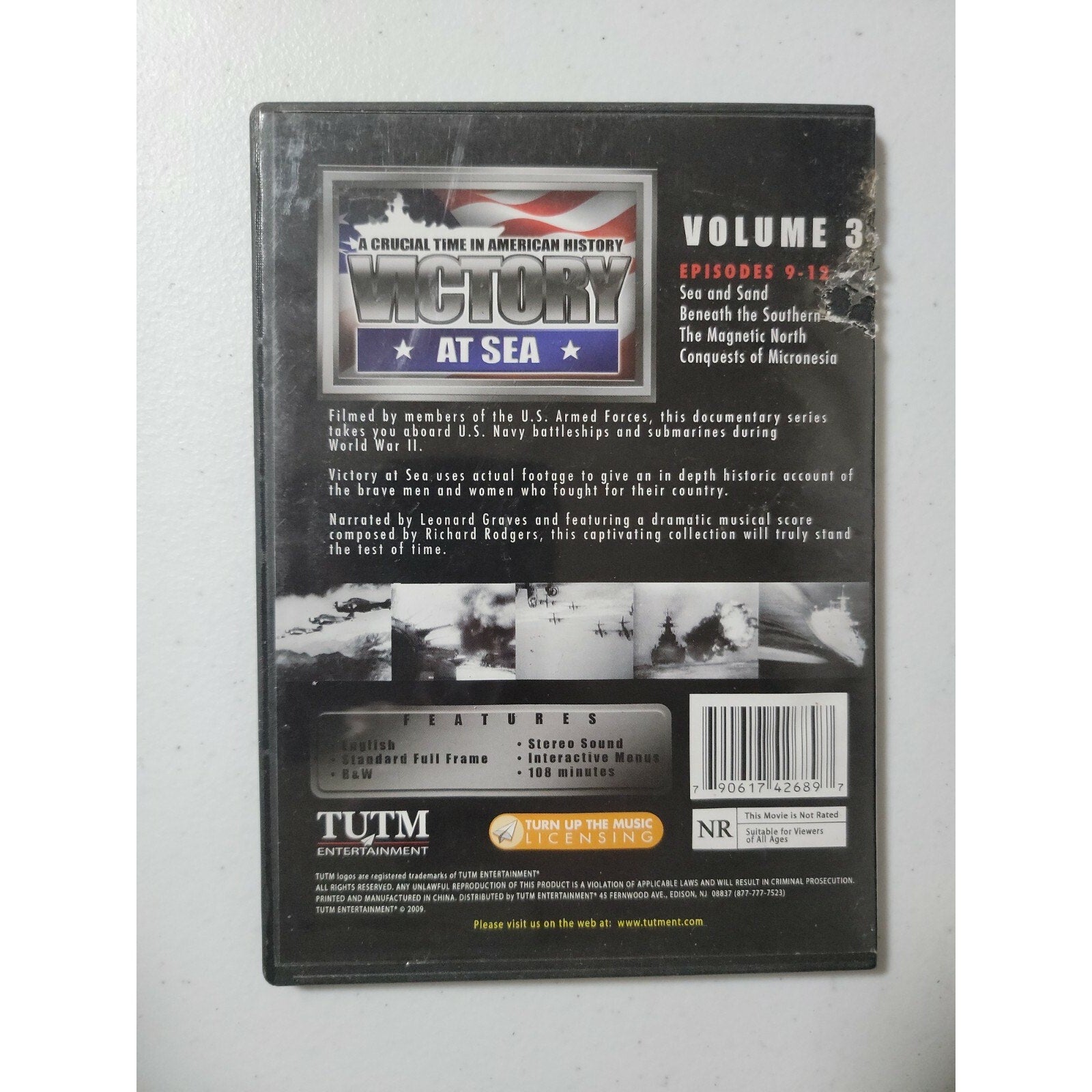 Victory at Sea: Vol. 3 (DVD, 2009, Episodes 9 - 12, Slim Case)