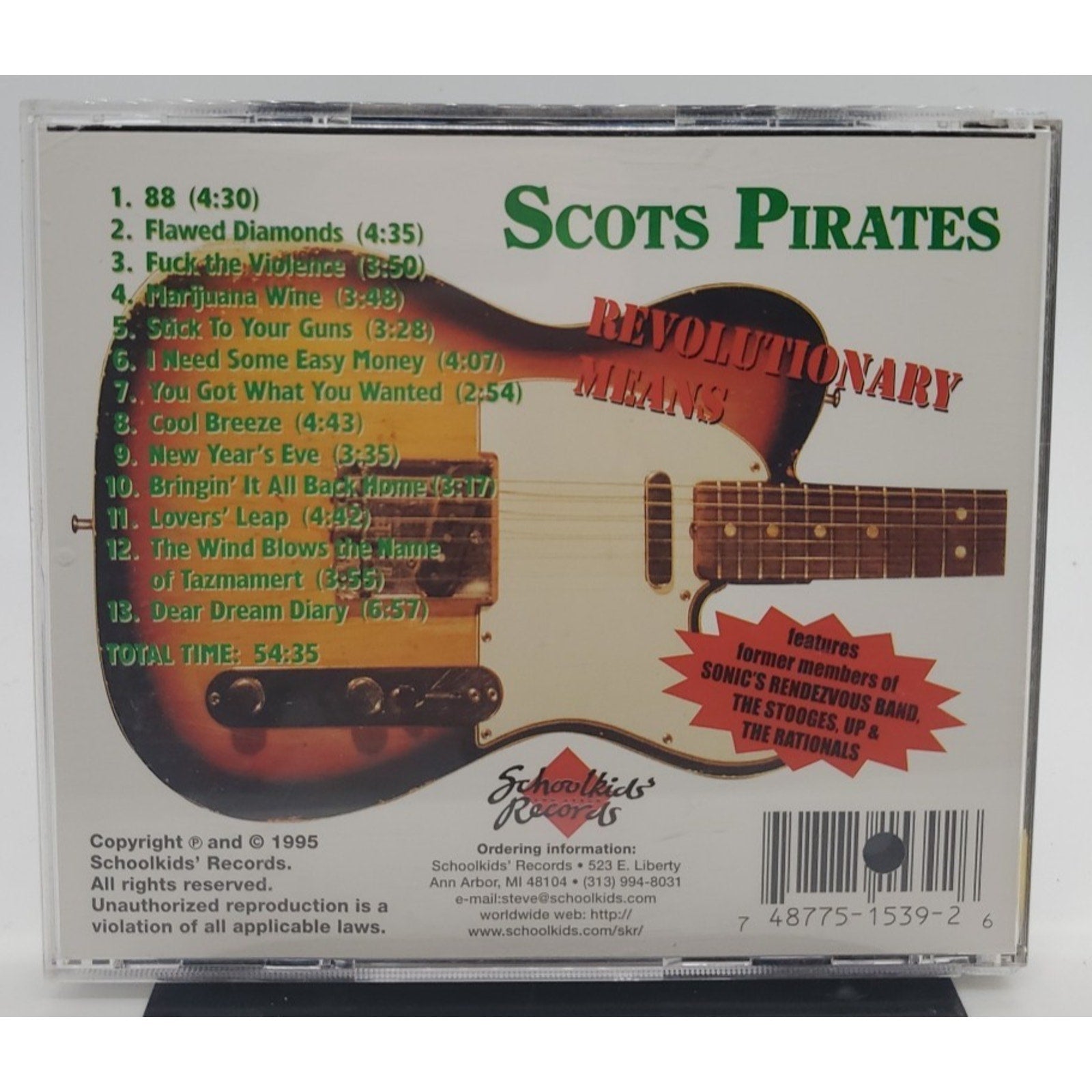Revolutionary Means by Scots Pirates (CD, 1995)