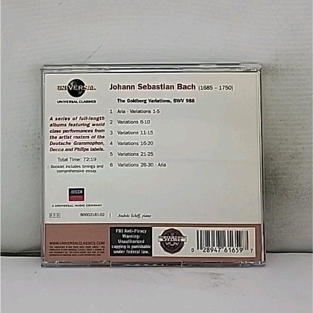 Var Goldberg by Andr S Schiff (CD, 2004)