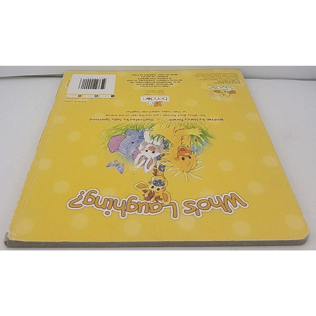 Little Suzy's Zoo by Nancy Parent Who's Laughing? Board Book 2010 Hardcover