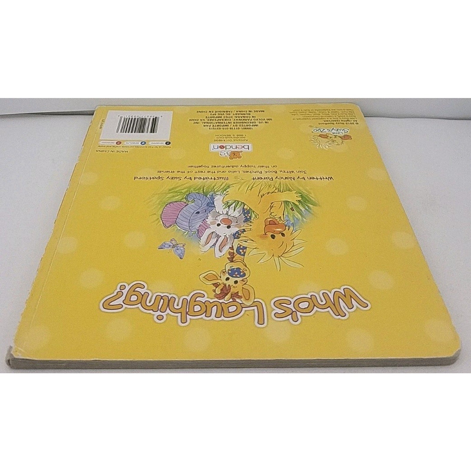 Little Suzy's Zoo by Nancy Parent Who's Laughing? Board Book 2010 Hardcover