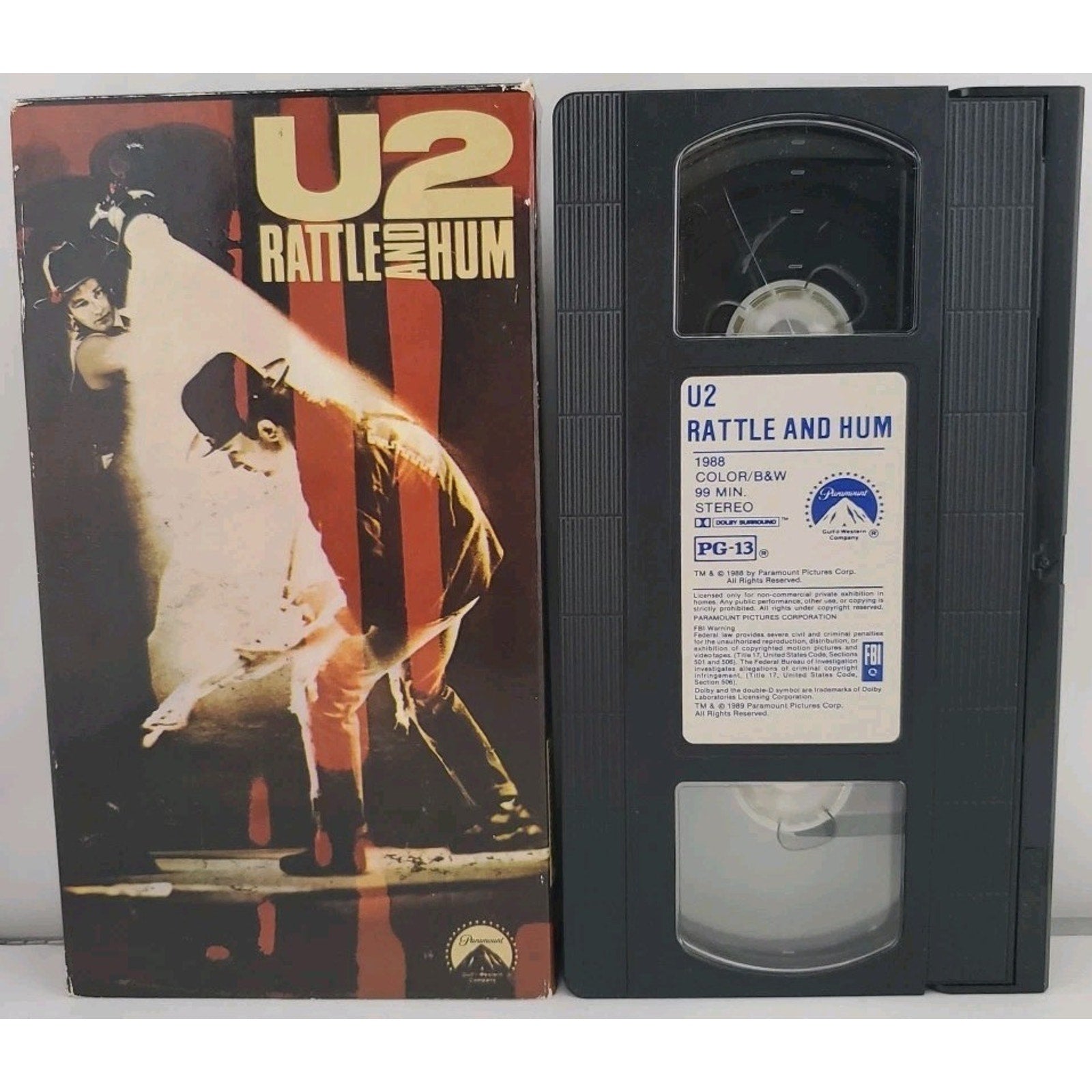 U2 - Rattle and Hum (VHS, 1990)