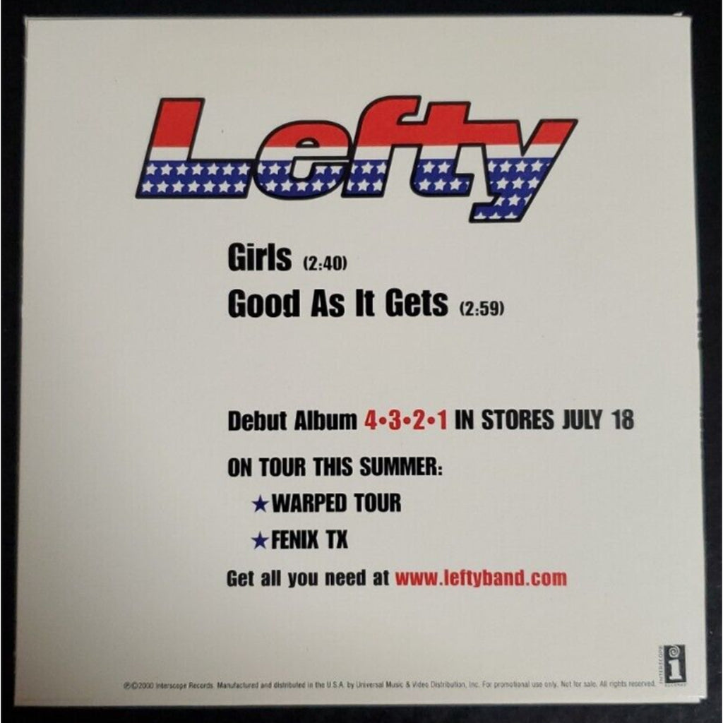 Lefty Girls Promo (CD)