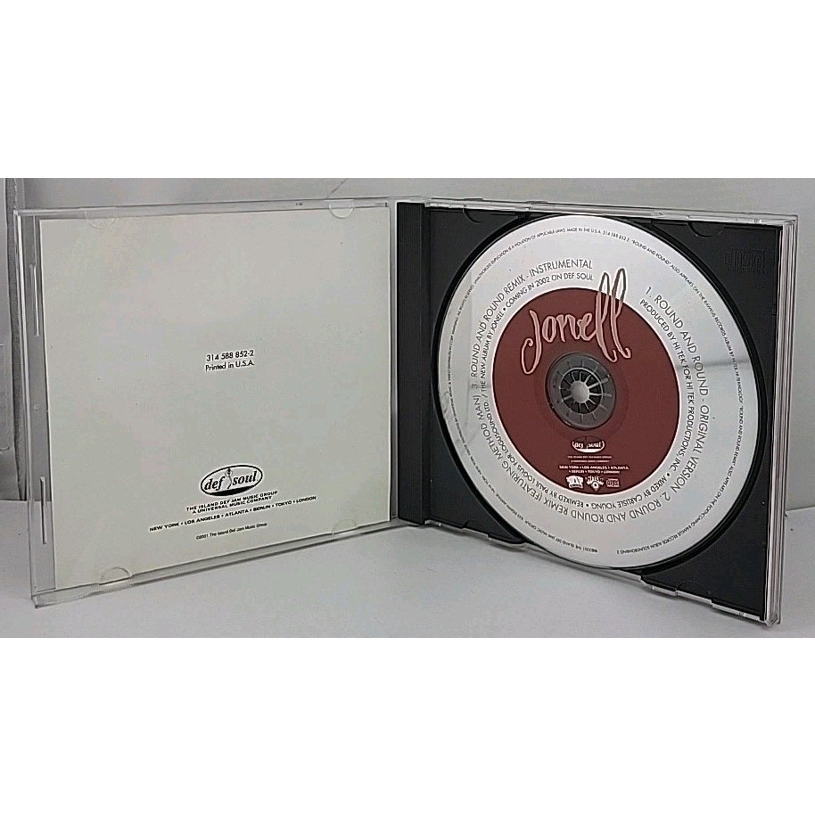 Round and Round [Single] by Jonell (CD, Dec-2001, Universal Distribution)