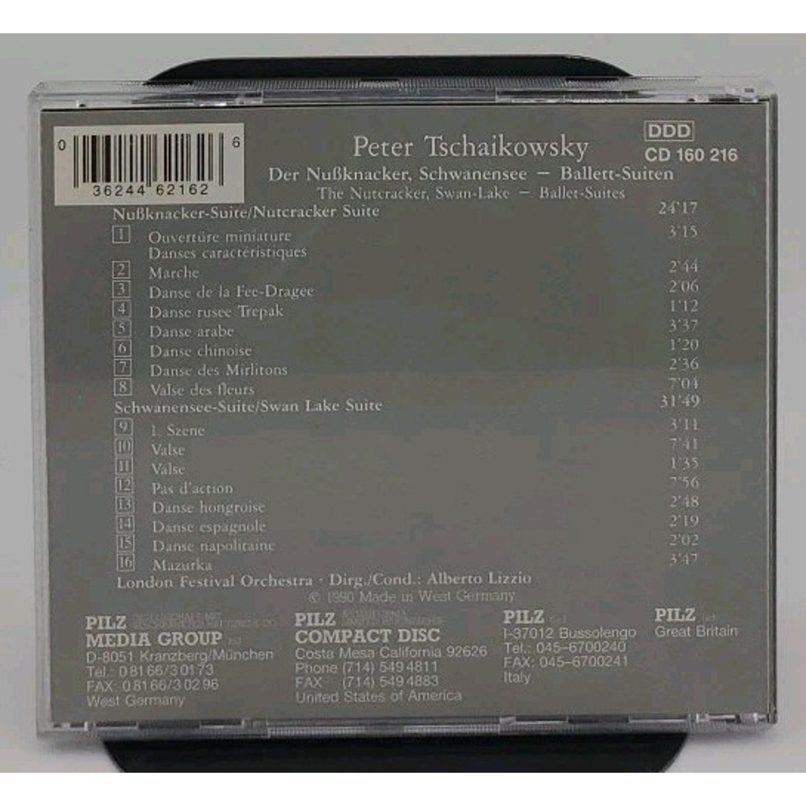 Pilz 160216 Peter I. Tschaikowsky Der NuBknaker Schwanensee (CD)