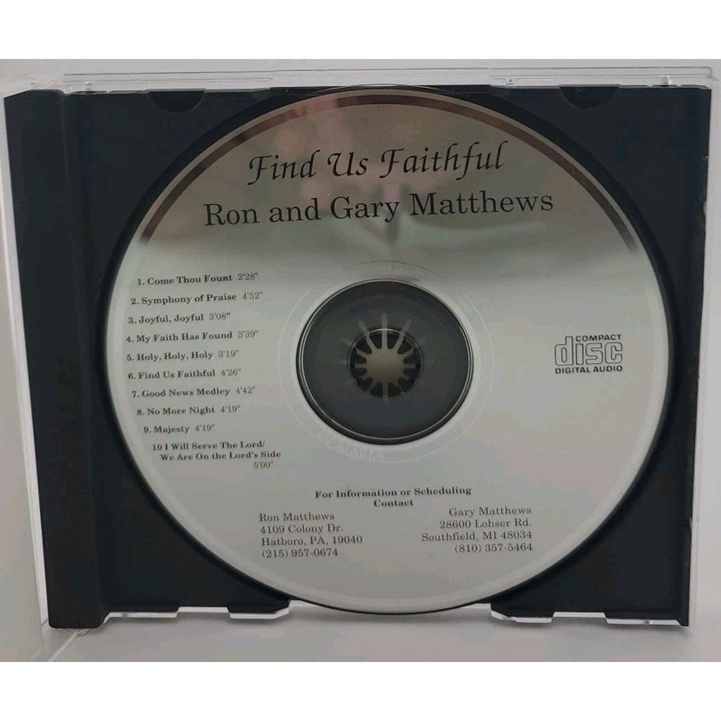 Ron & Gary Matthews Find Us Faithful (CD)