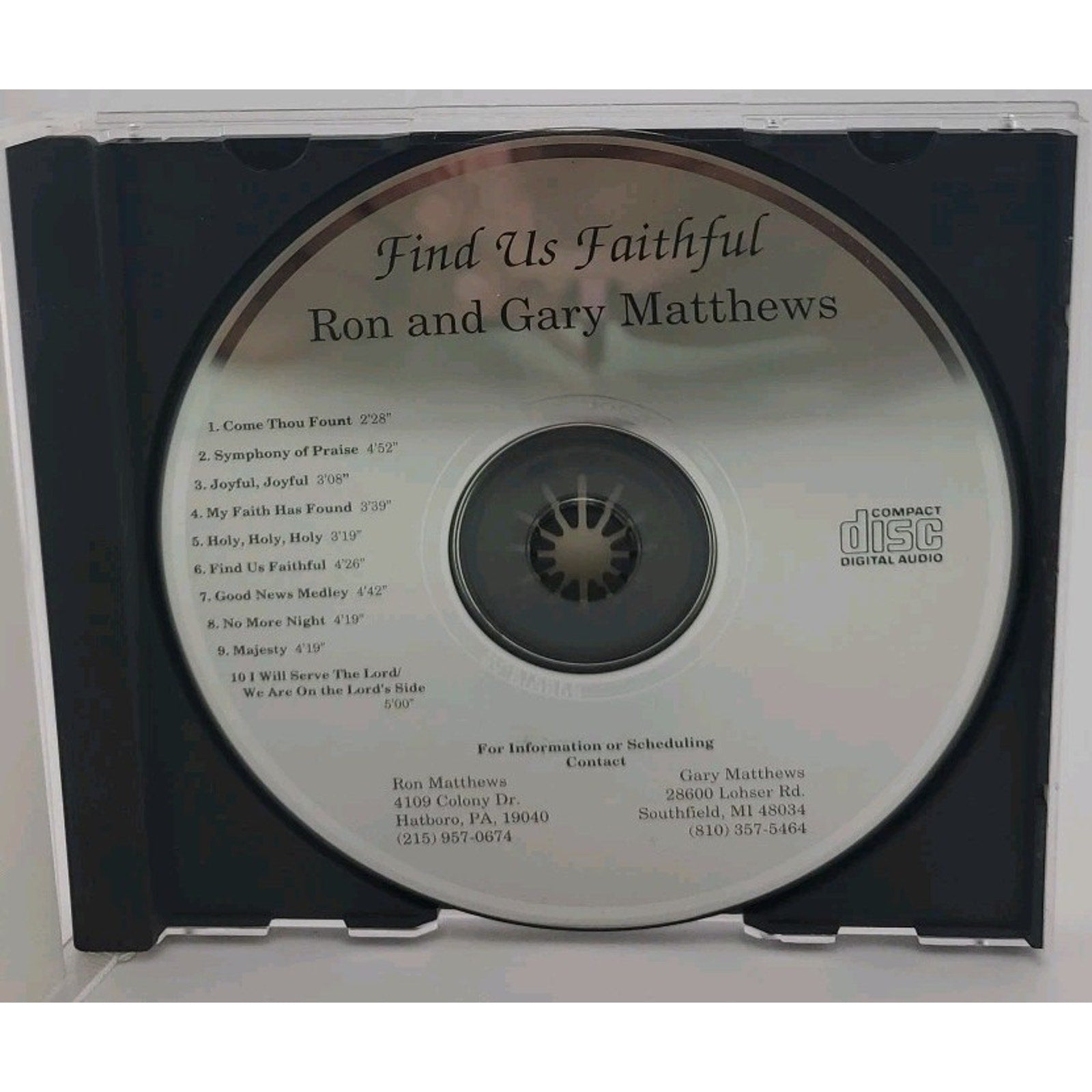 Ron & Gary Matthews Find Us Faithful (CD)