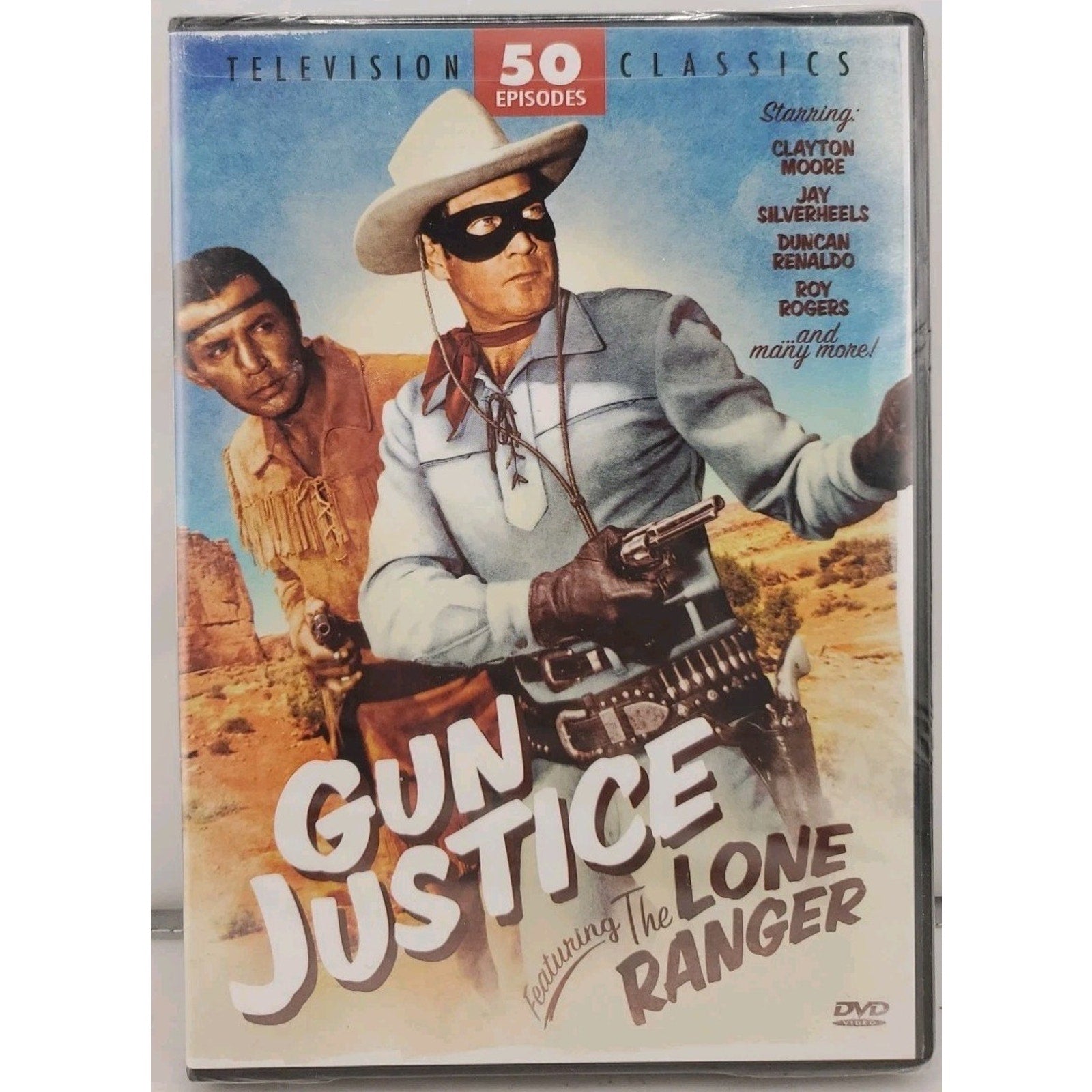 Gun Justice-Featuring the Lone Ranger-50 Episode (DVD) *Brand New*