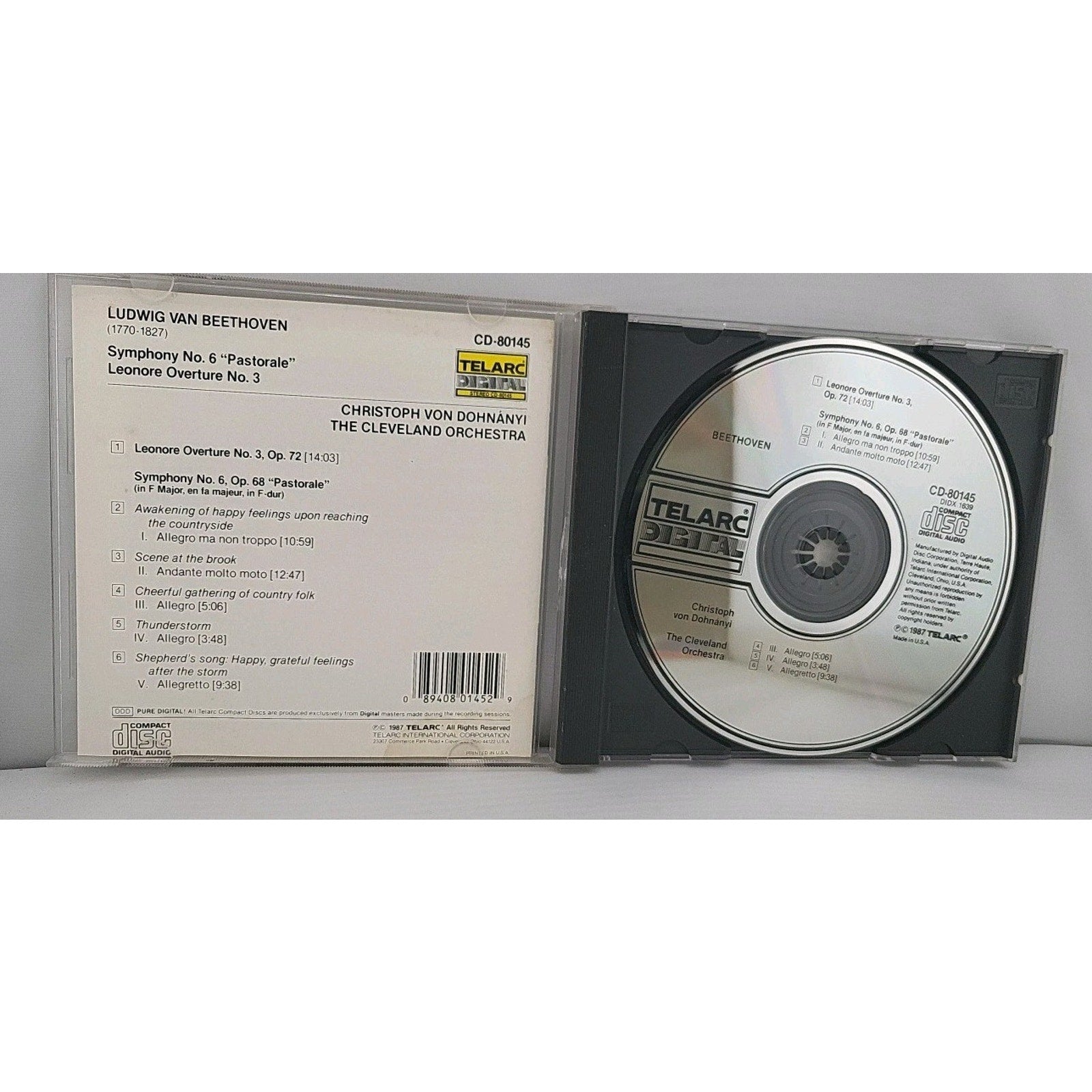Symphony 6: Pastorale / Leonore Overture 3 Op 72 by Christoph Von Dohn Nyi (CD,