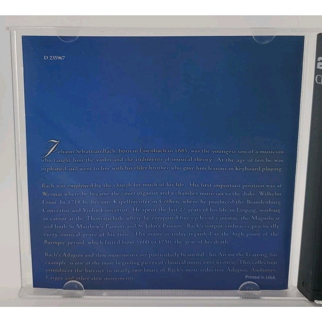 Bach's Adagios (CD)
