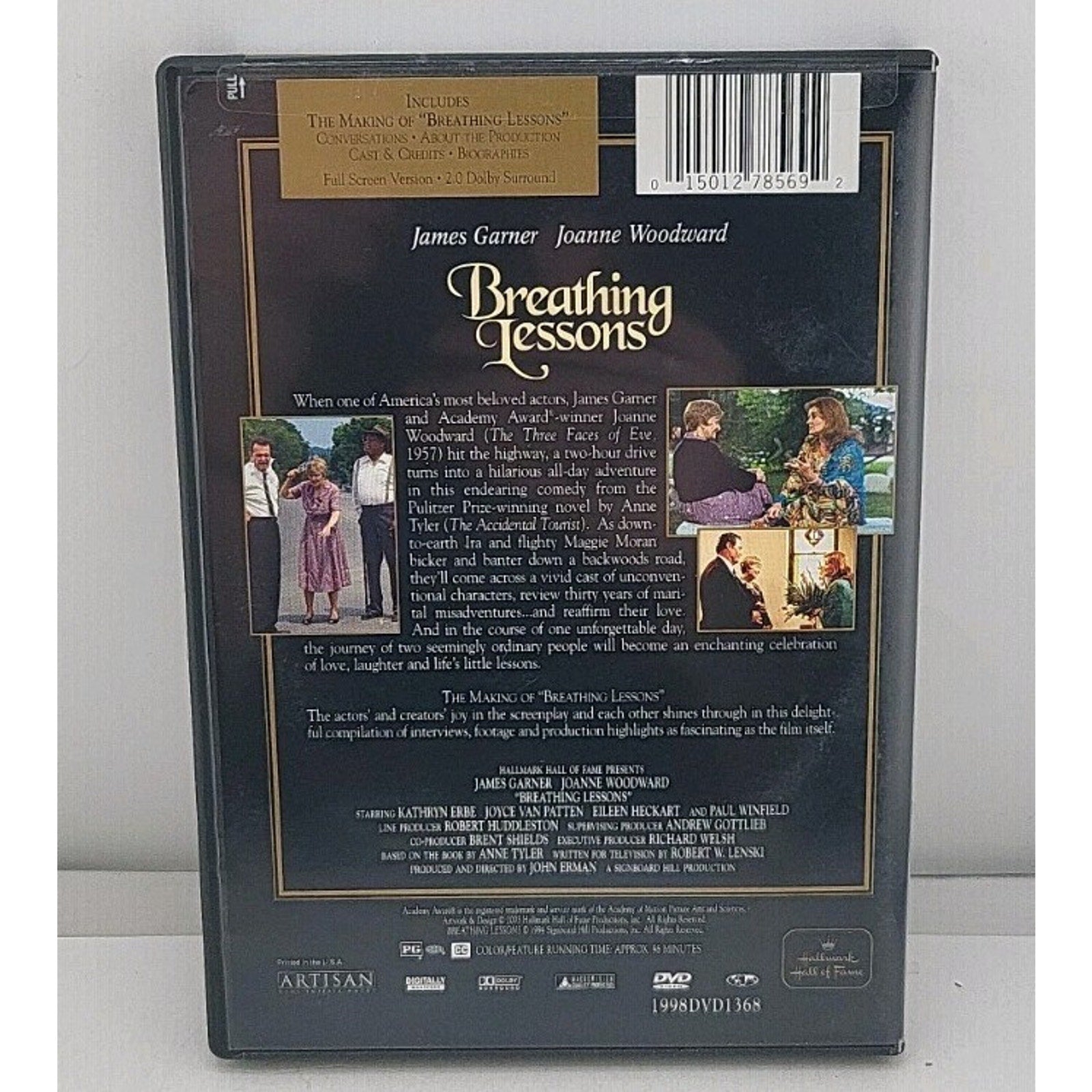 Breathing Lessons: Hallmark Hall of Fame, James Garner, Joanne Woodward DVD 2003