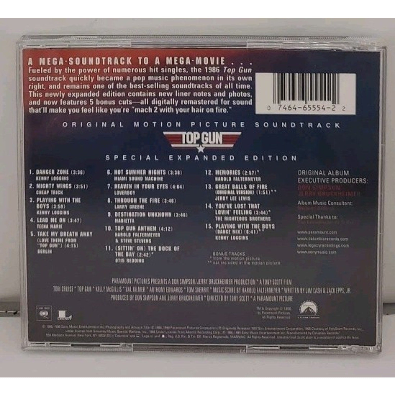 Top Gun / O.S.T. by Various (CD, 1999) Special Extended Edition