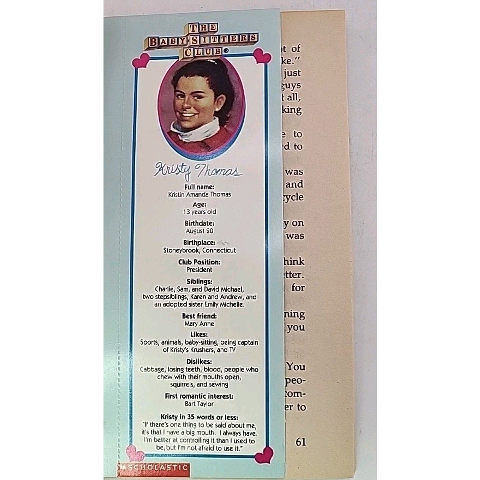 Kristy for President by Ann M. Martin (1992, Trade Paperback)