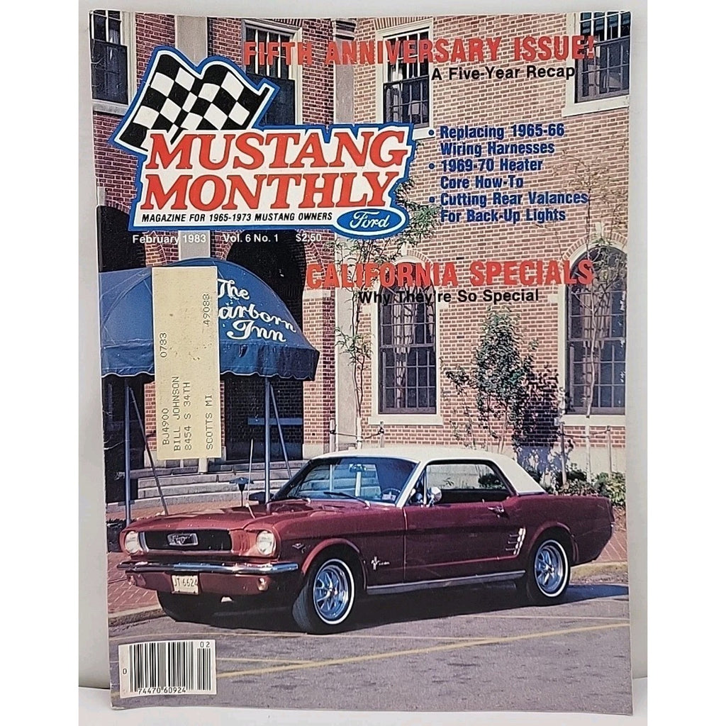 Mustang Monthly Magazine - February 1983 - Vol. 6 No. 1