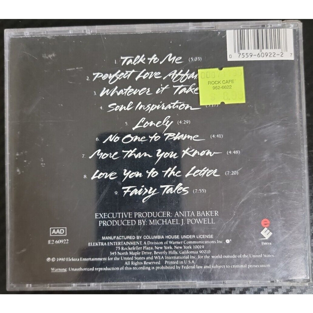 Pre-Owned: Compositions by Anita Baker [Audio CD, Elektra, 1990]