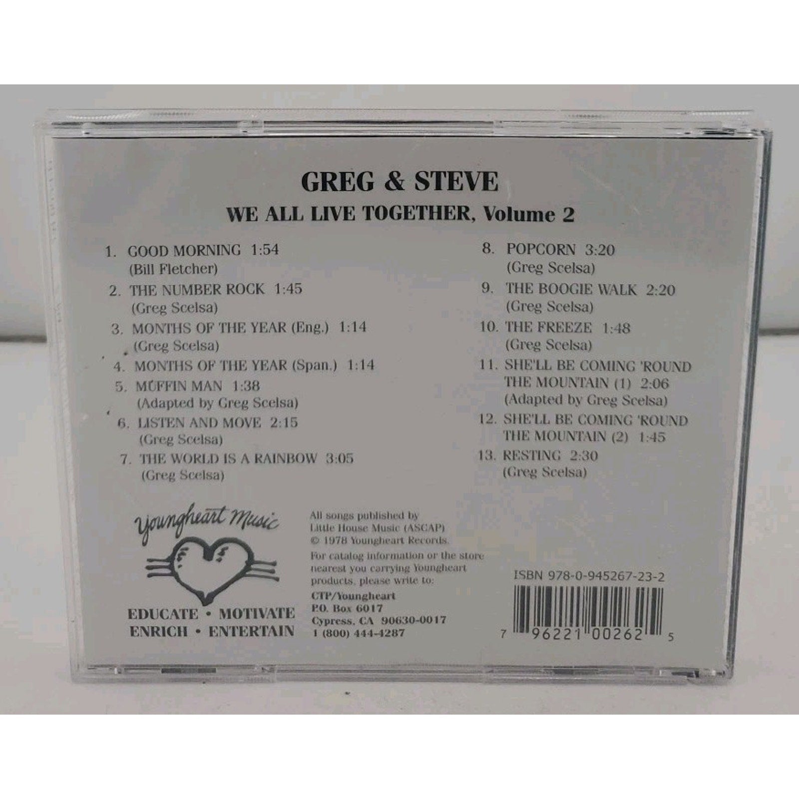 We All Live Together 2 by Greg & Steve (CD, 2000)