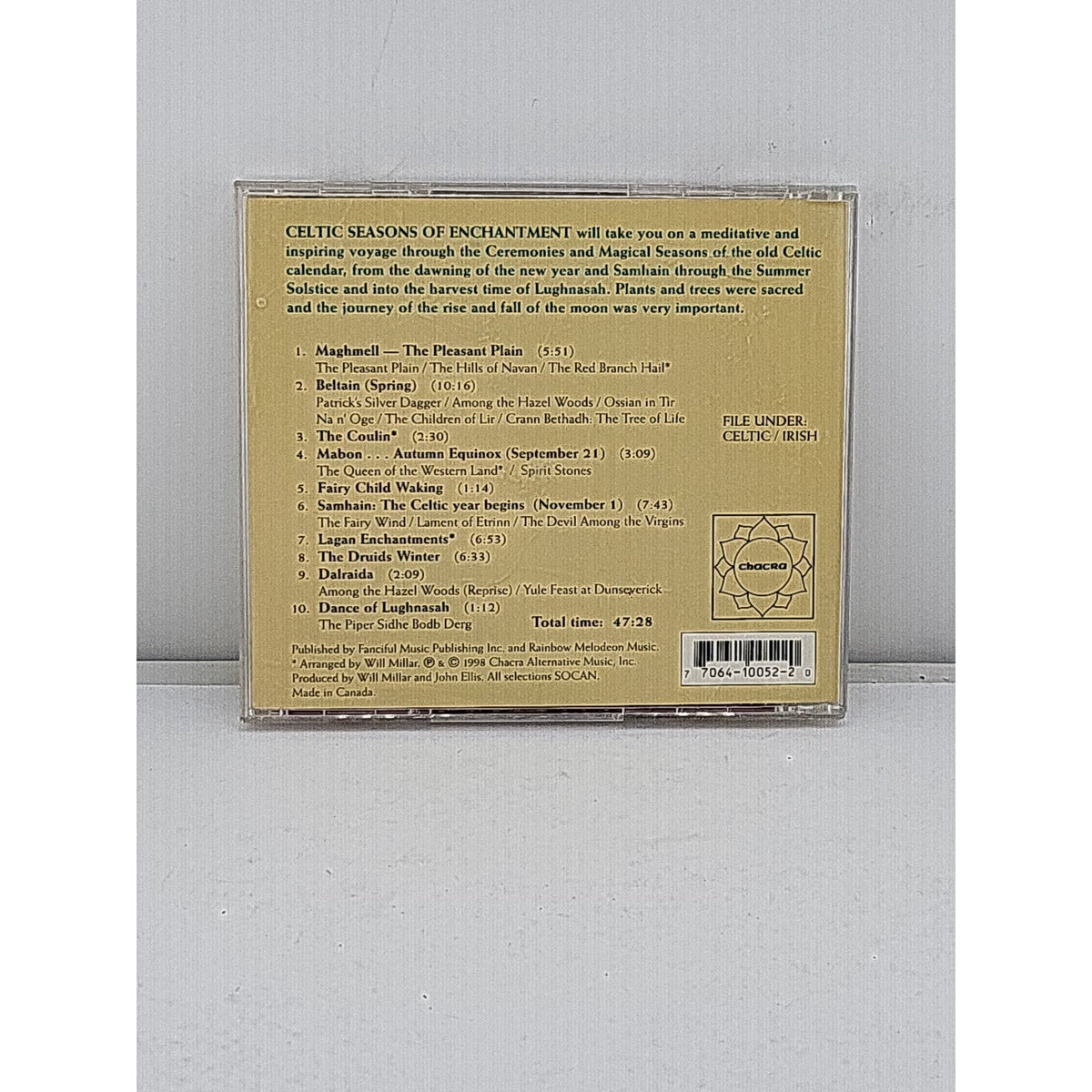 Celtic Seasons of Enchantment by Will Millar (CD, 1998)
