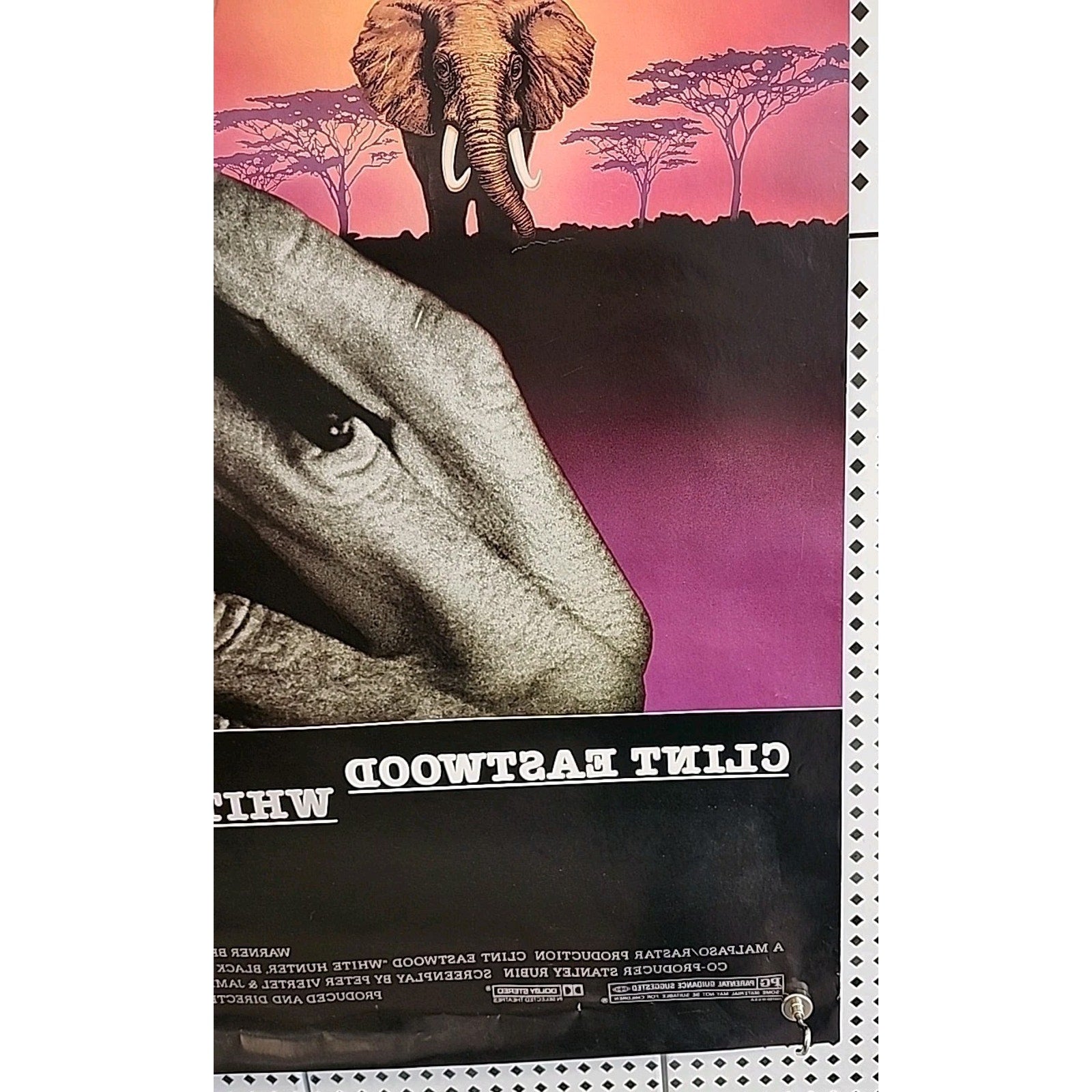 White Hunter Black Heart Original Rolled 27X40 Double Sided Movie Poster 1990
