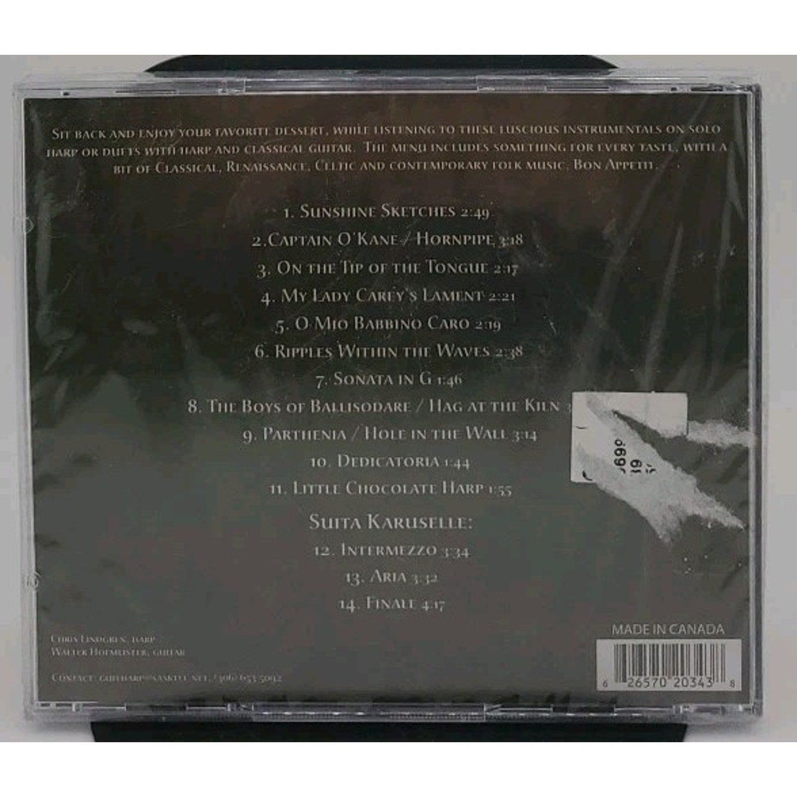 Chris Lindgren - Harp For Dessert CD *Brand New*