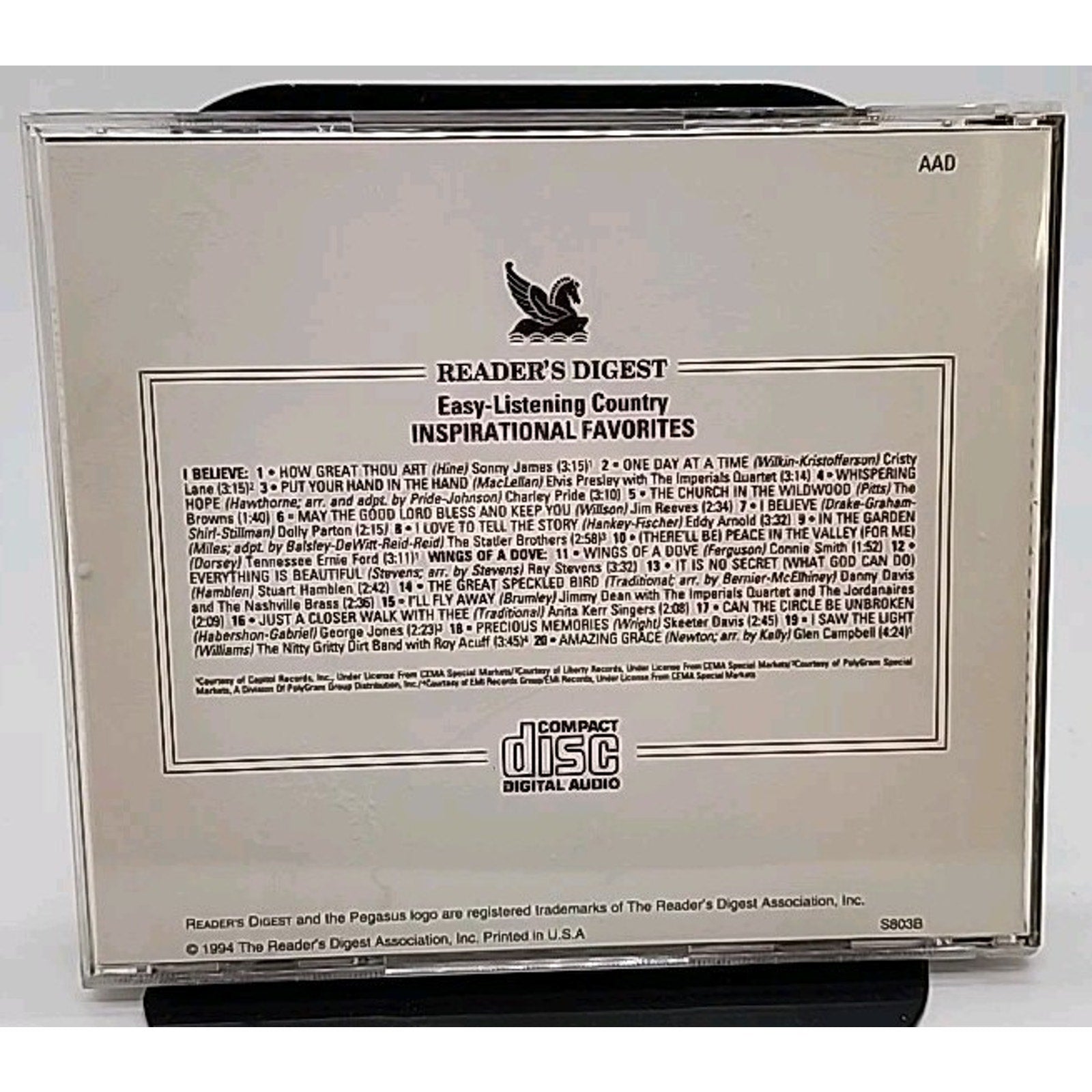 Reader's Digest Easy-Listening Country CD: Easy-Listening Gold