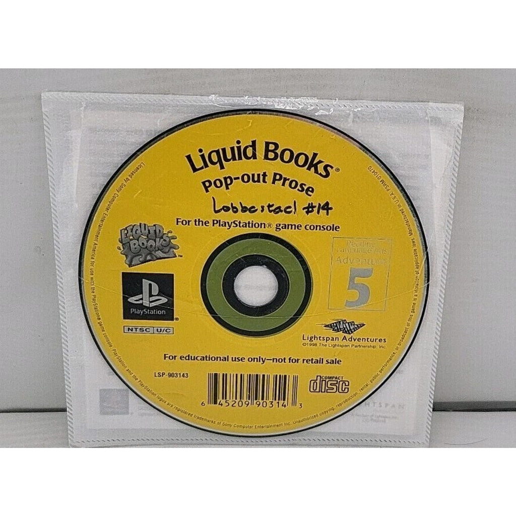 Liquid Books Pop-out Prose PS1