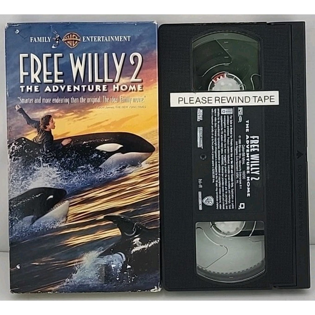 Free Willy 2 Adventure Home (VHS, 1995)