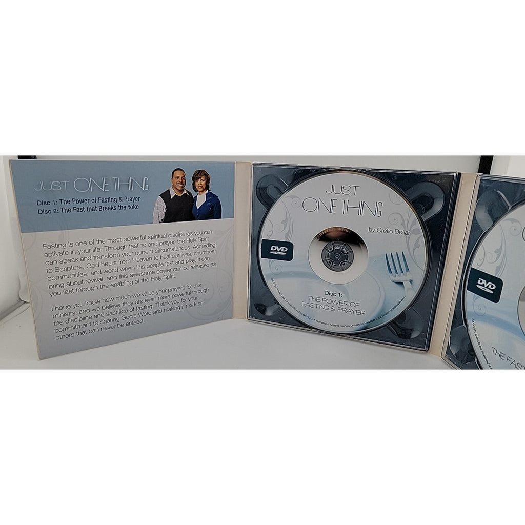 Just One Thing: Fasting & Seeking The Lord By Creflo Dollar 2-Disc Set DVD VIDEO