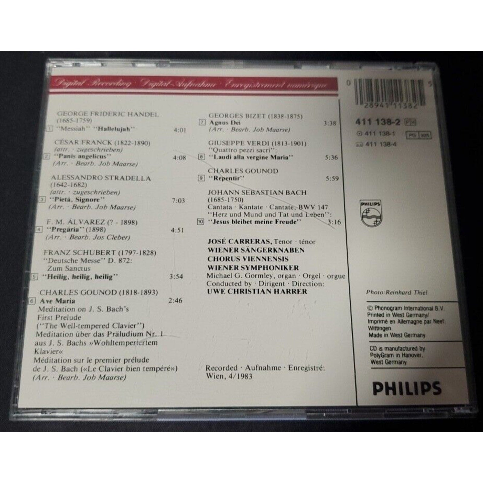 Ave Maria - Audio CD By Jose Carreras