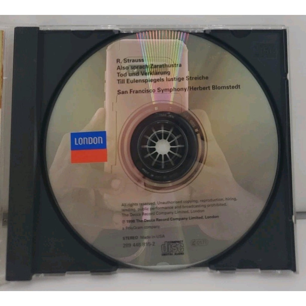 Also Sprach Zarathustra/Till Eulenspiegel by Richard Strauss (CD, 1998)