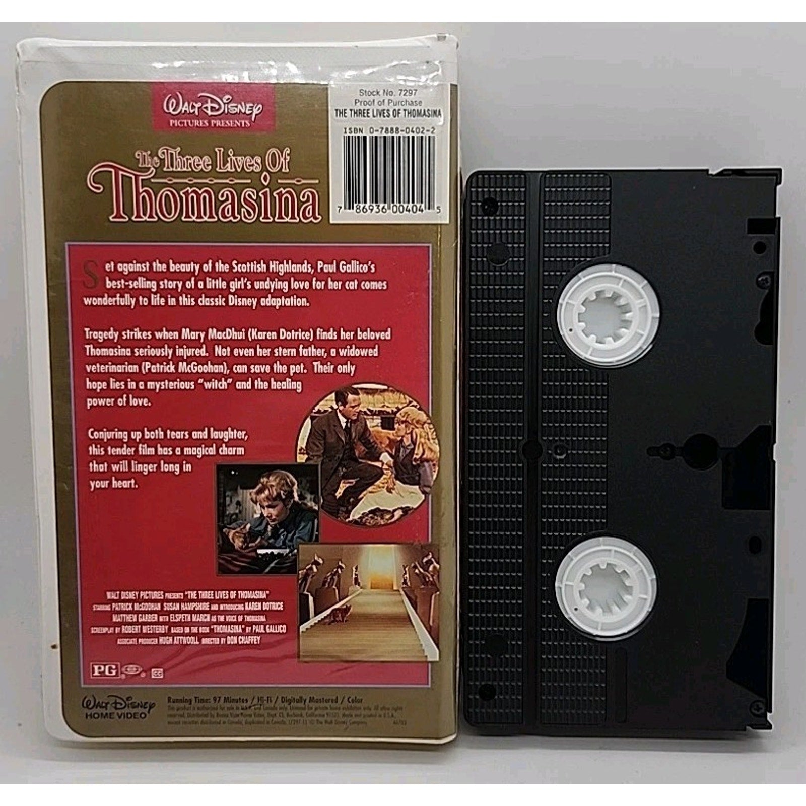 The Three Lives of Thomasina (VHS, 1996)