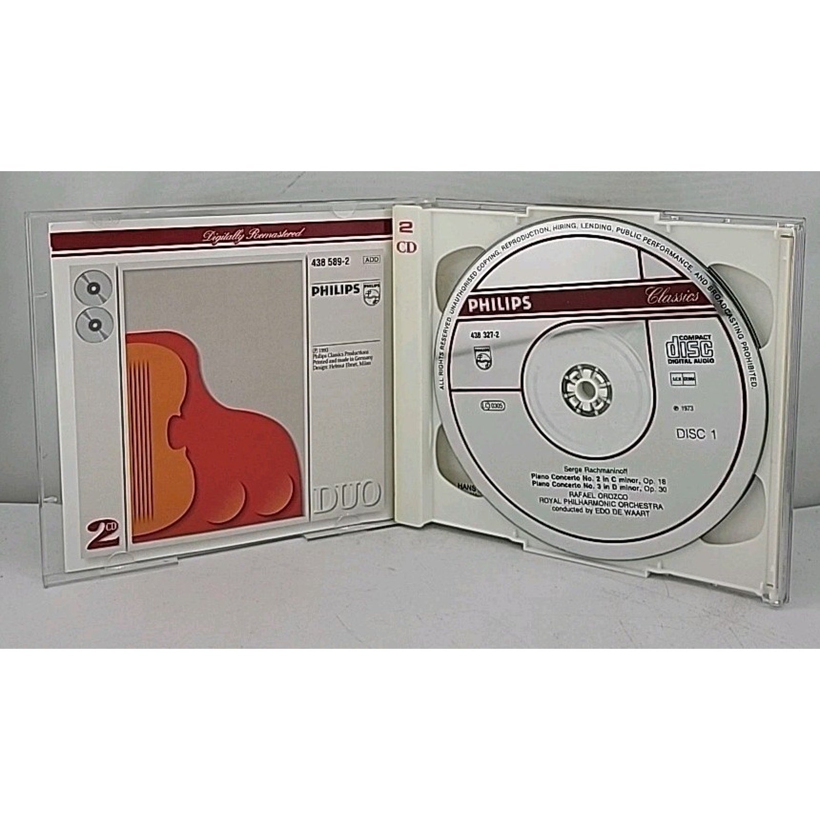 Rachmaninoff Die Werke Fur Klavier Und Orchester 2 CD Set