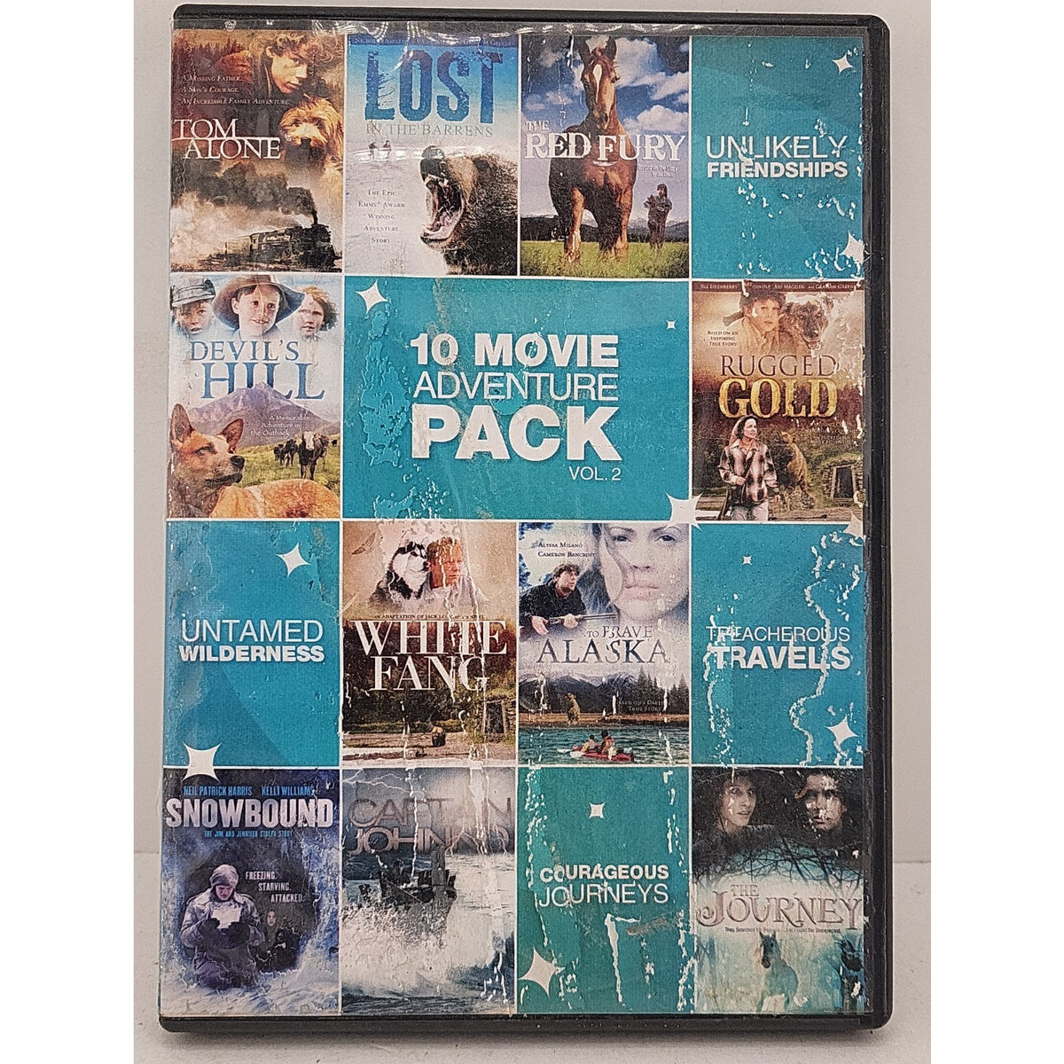 10 Movie Adventure Pack, Vol. 2 (DVD, 2011, 2-Disc Set)