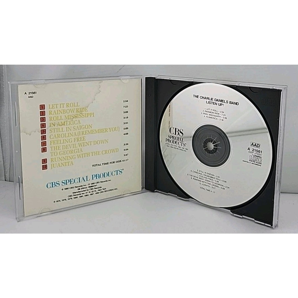 Listen Up! by Charlie Daniels (CD, Jul-1992, Sony Music Distribution (USA))