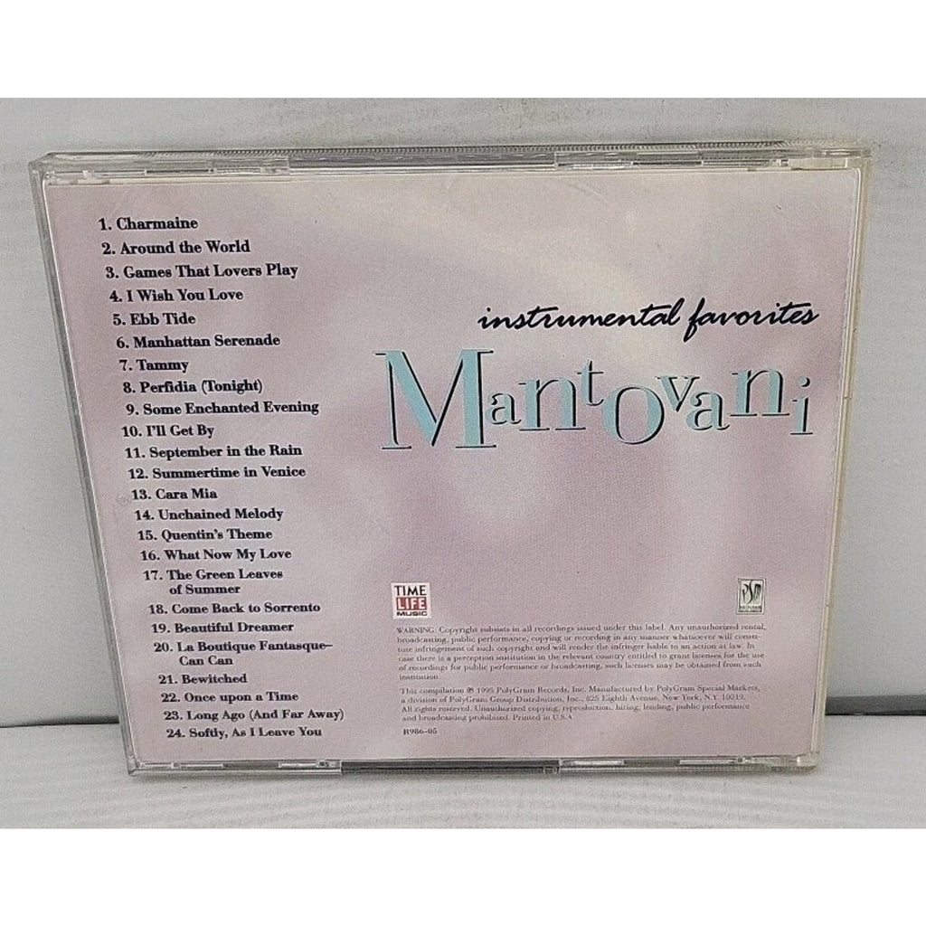 Mantovani – Instrumental Favorites CD | Time Life |