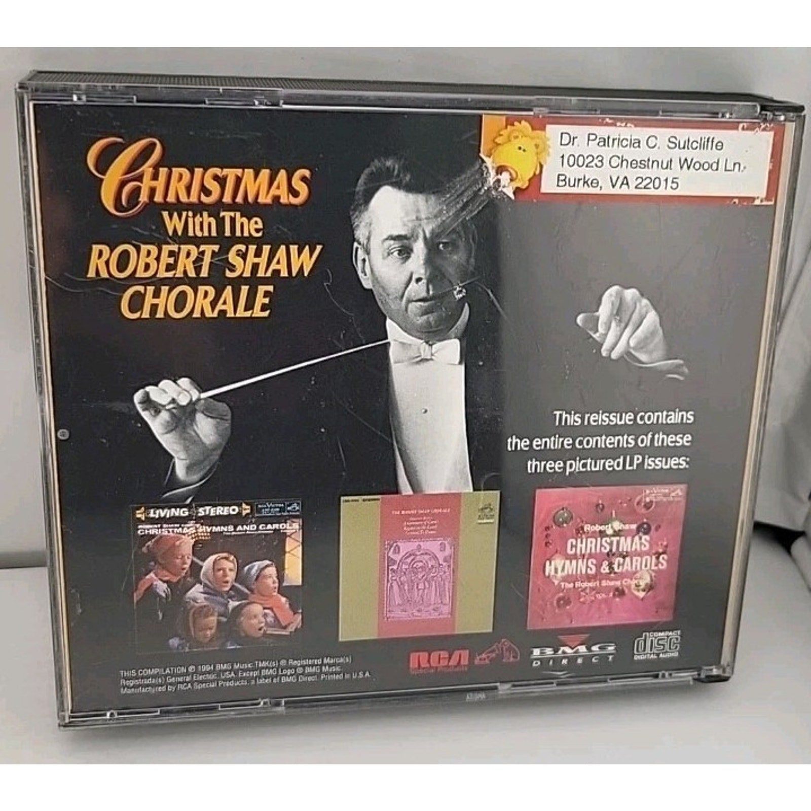 Christmas With The Robert Shaw Chorale (2 CD Set, 1996, Musical Heritage)