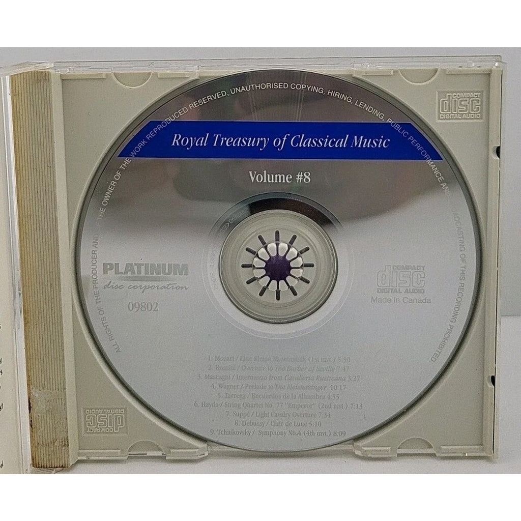 Vol. 8 Royal Treasury of Classical Music by Various (CD, 2000)