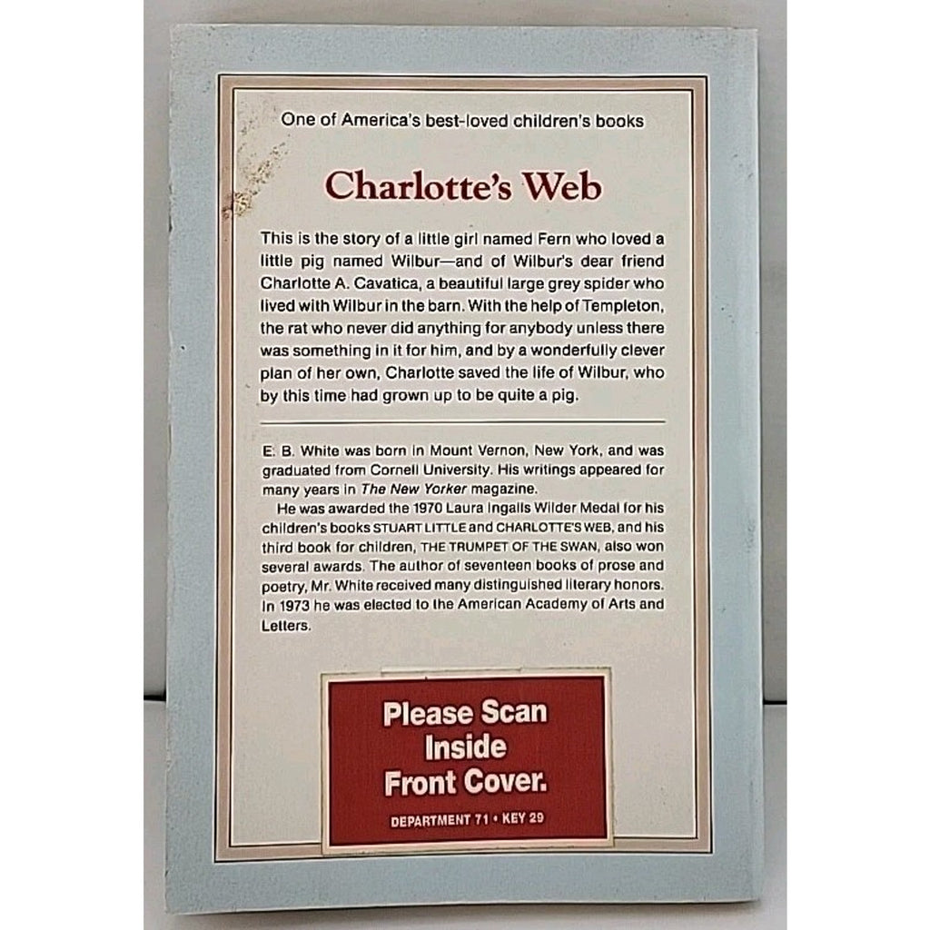 Charlotte's Web : A Newbery Honor Award Winner by E. B. White and Kate DiCamillo