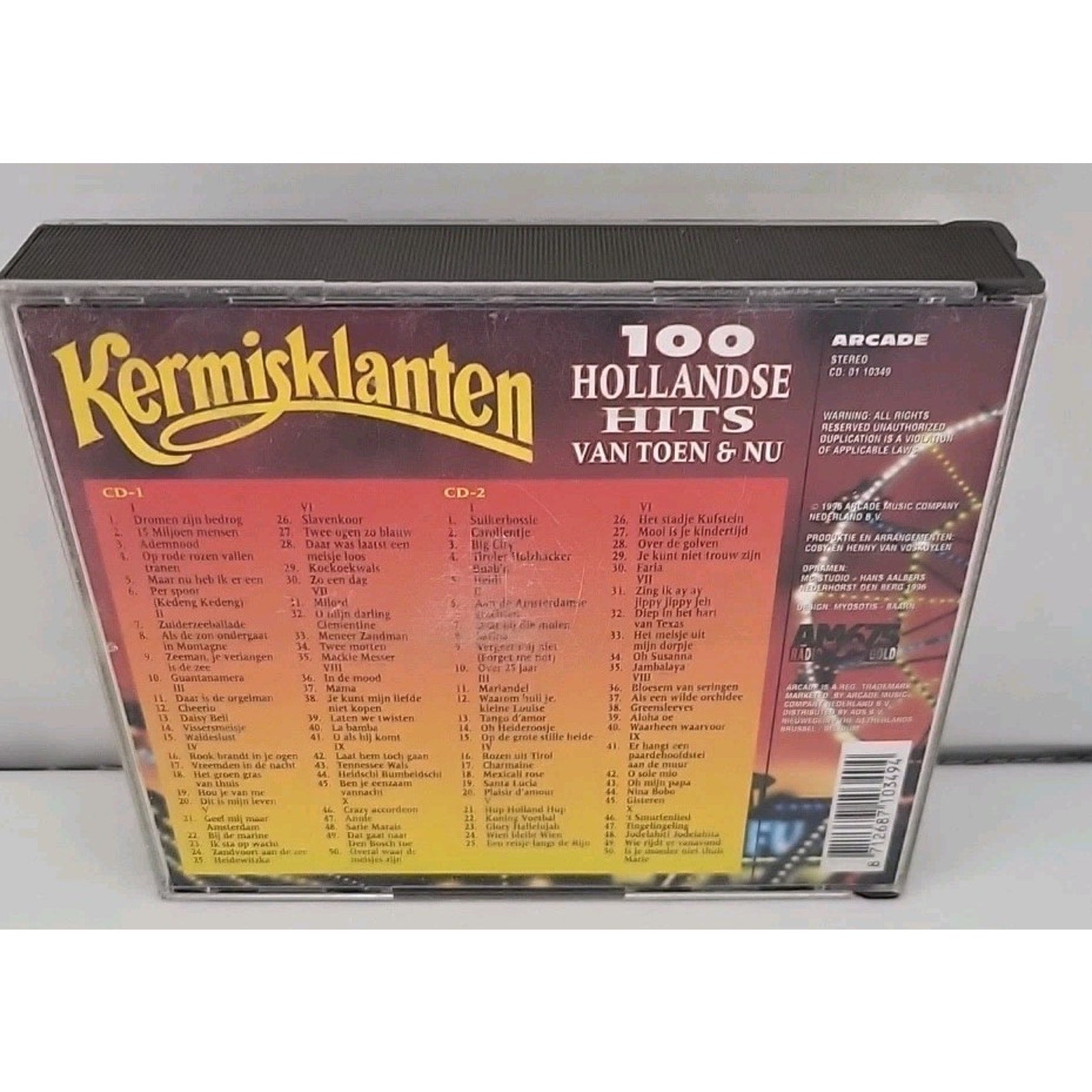 Kermisklanten 100 Hollandse Hits Van Toen & Nu CD Disc 1 Only