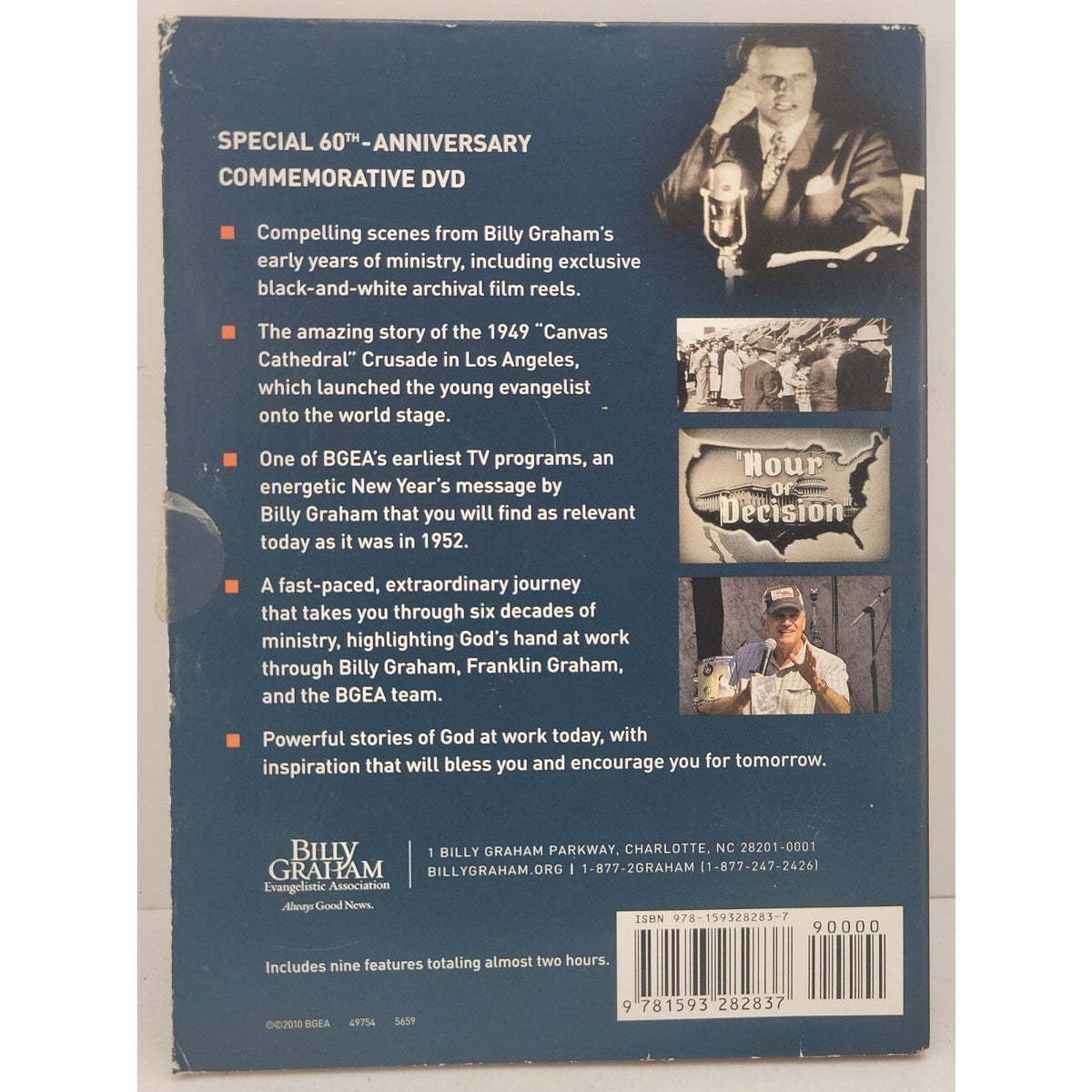 60 Years, One Powerful Message by Billy Graham Evangelistic Association (DVD)