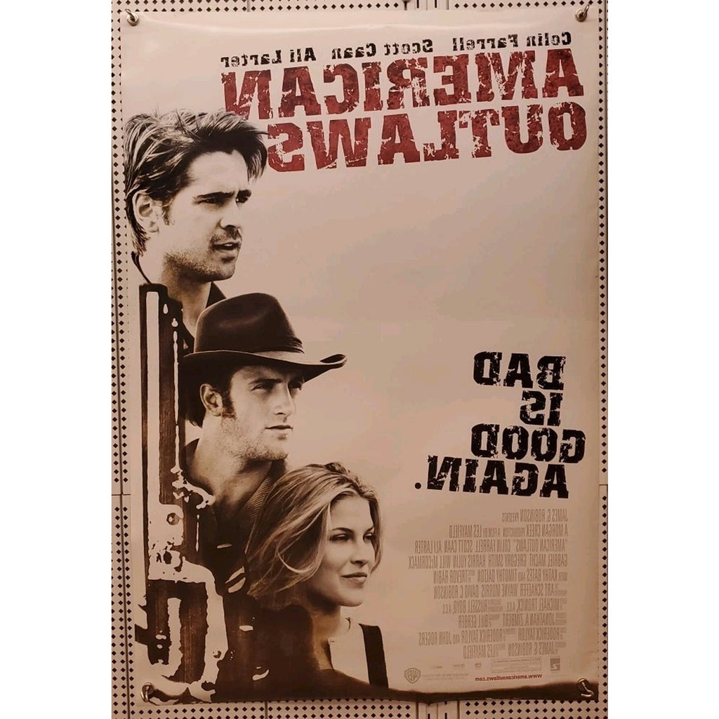 American Outlaws - Original DS Movie Poster 27x40 D/S 2001 Ali Larter , Farrell