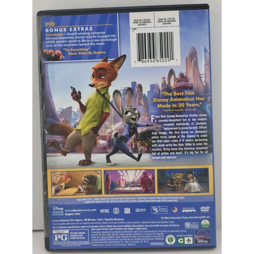 Zootopia (DVD, 2016)