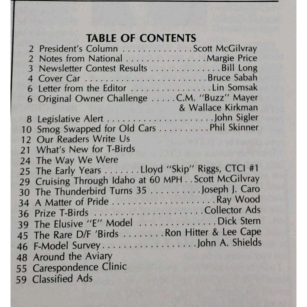 Early Bird Magazine July-August 1990