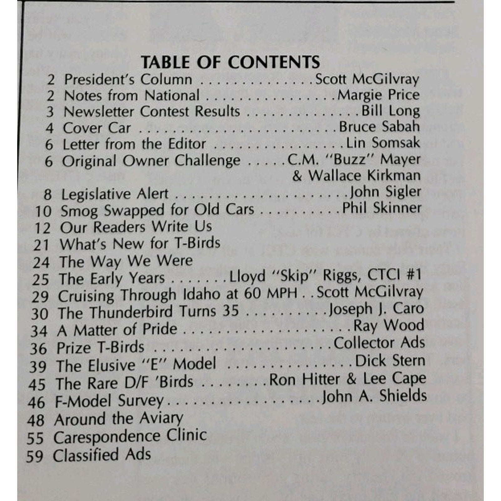 Early Bird Magazine July-August 1990