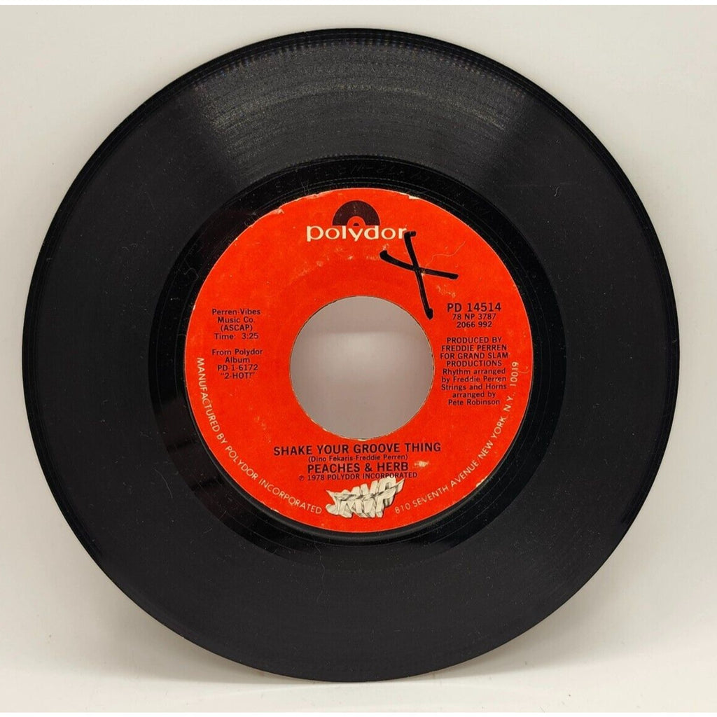Shake Your Groove Thing / All Your Love By Peaches & Herb (Record) - PD 14514