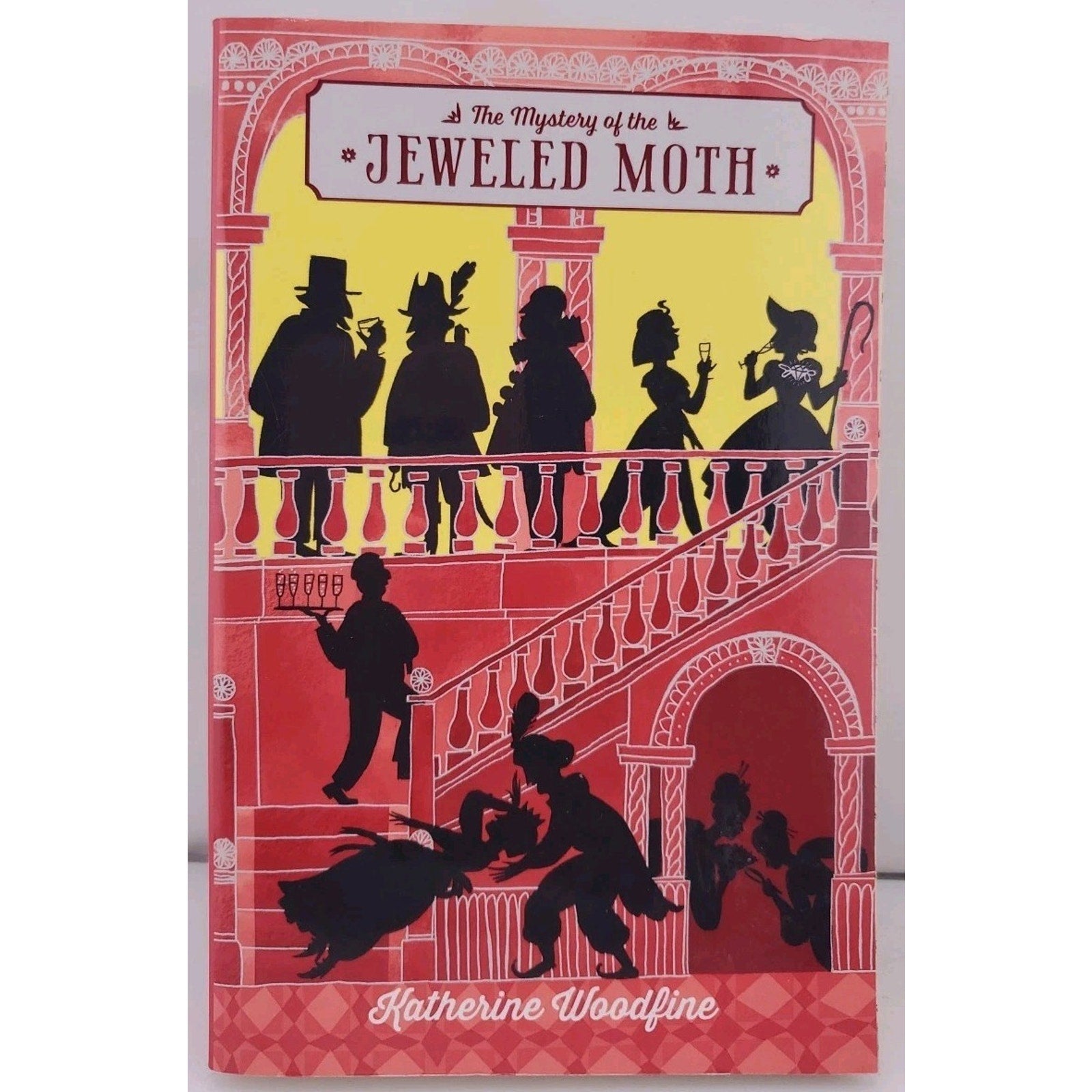 Mystery of the Jeweled Moth by Katherine Woodfine (2017, Trade Paperback)