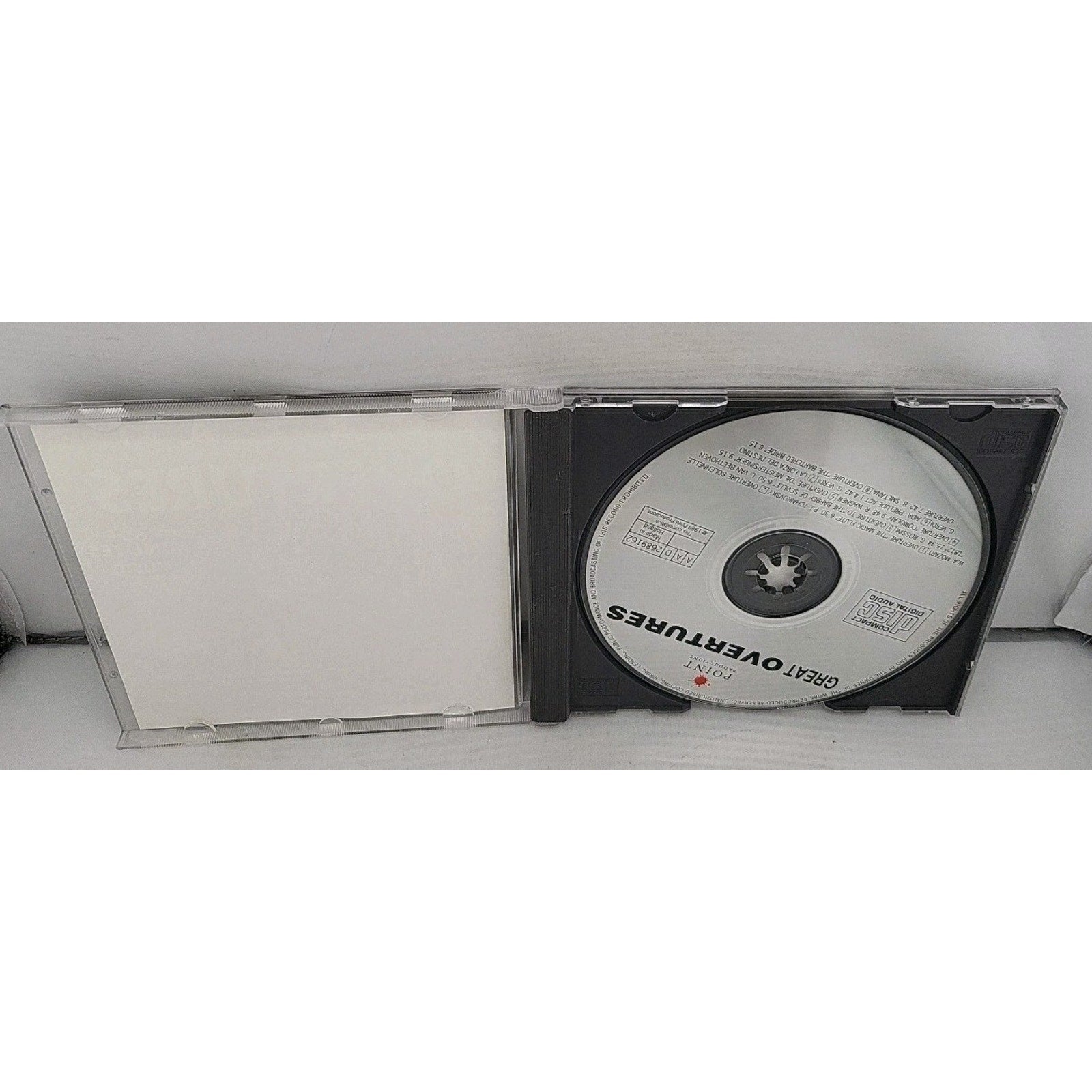 CD - Great Overtures - Various Artists - 1989
