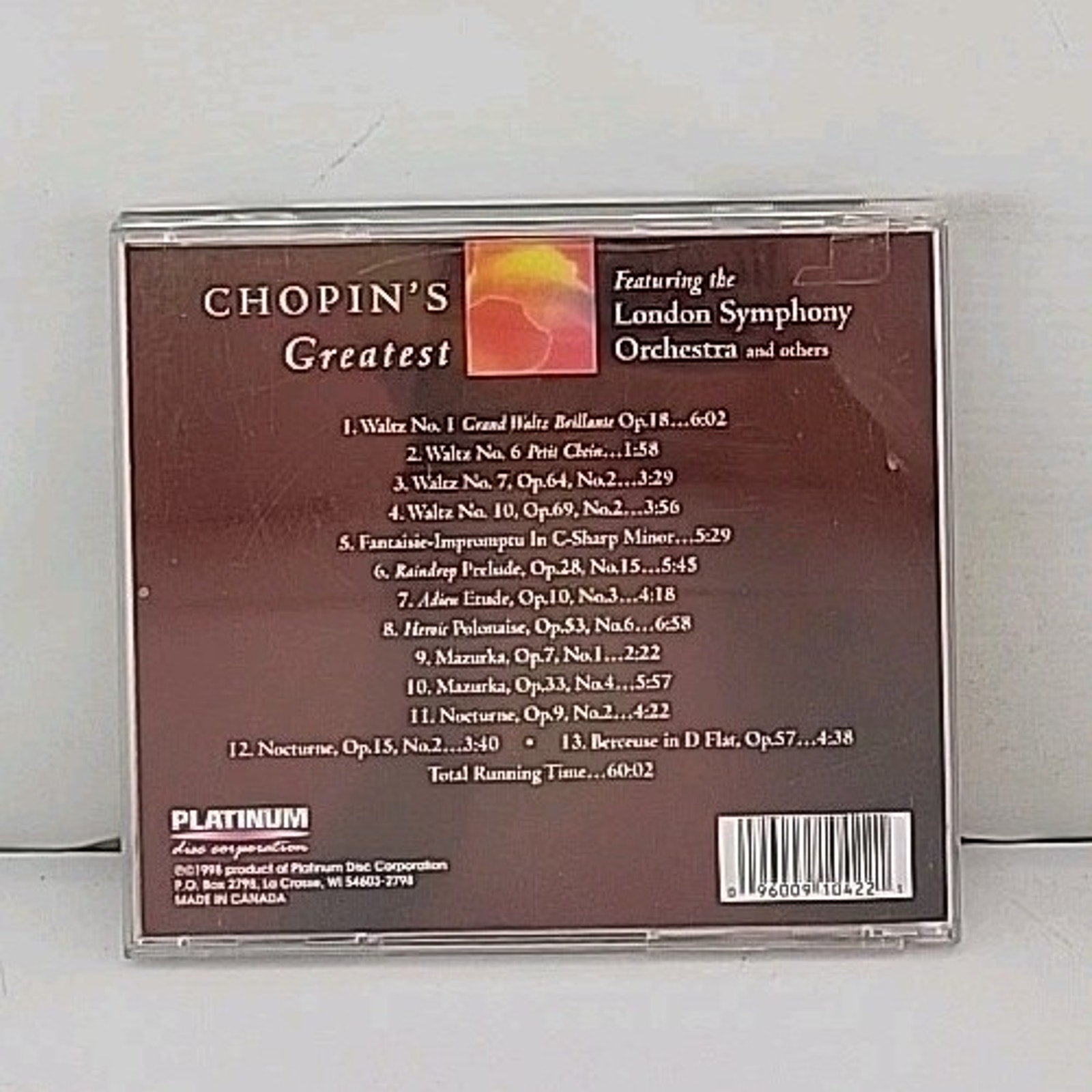 Chopin's Greatest by Andrea Immer (CD, 2000)